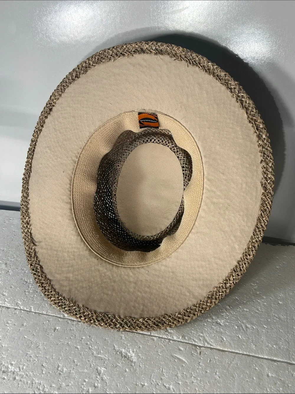 O'rageous Mens UPF Seagrass Gamble Hat Beach Resort Vacation Timeless Retro